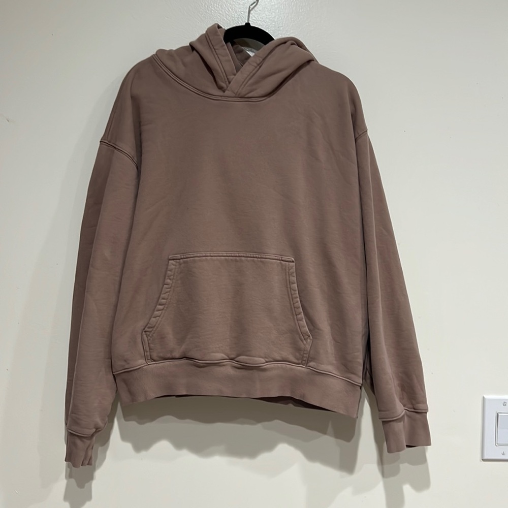Tna Classic Camel Beige Fleece Hoodie